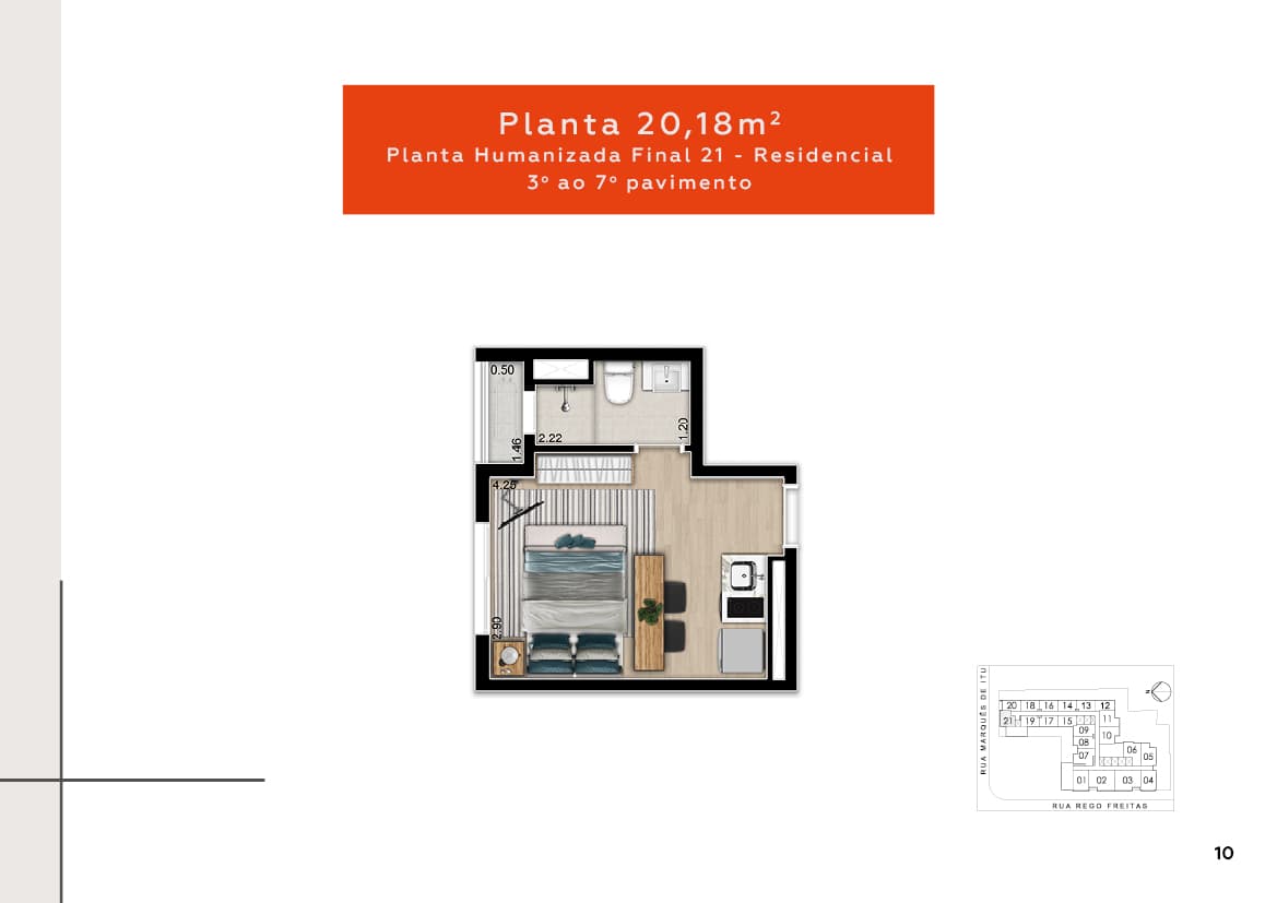 Planta 20,18m²