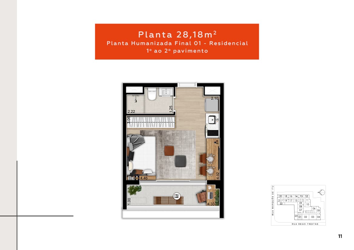 Planta 28,18m²