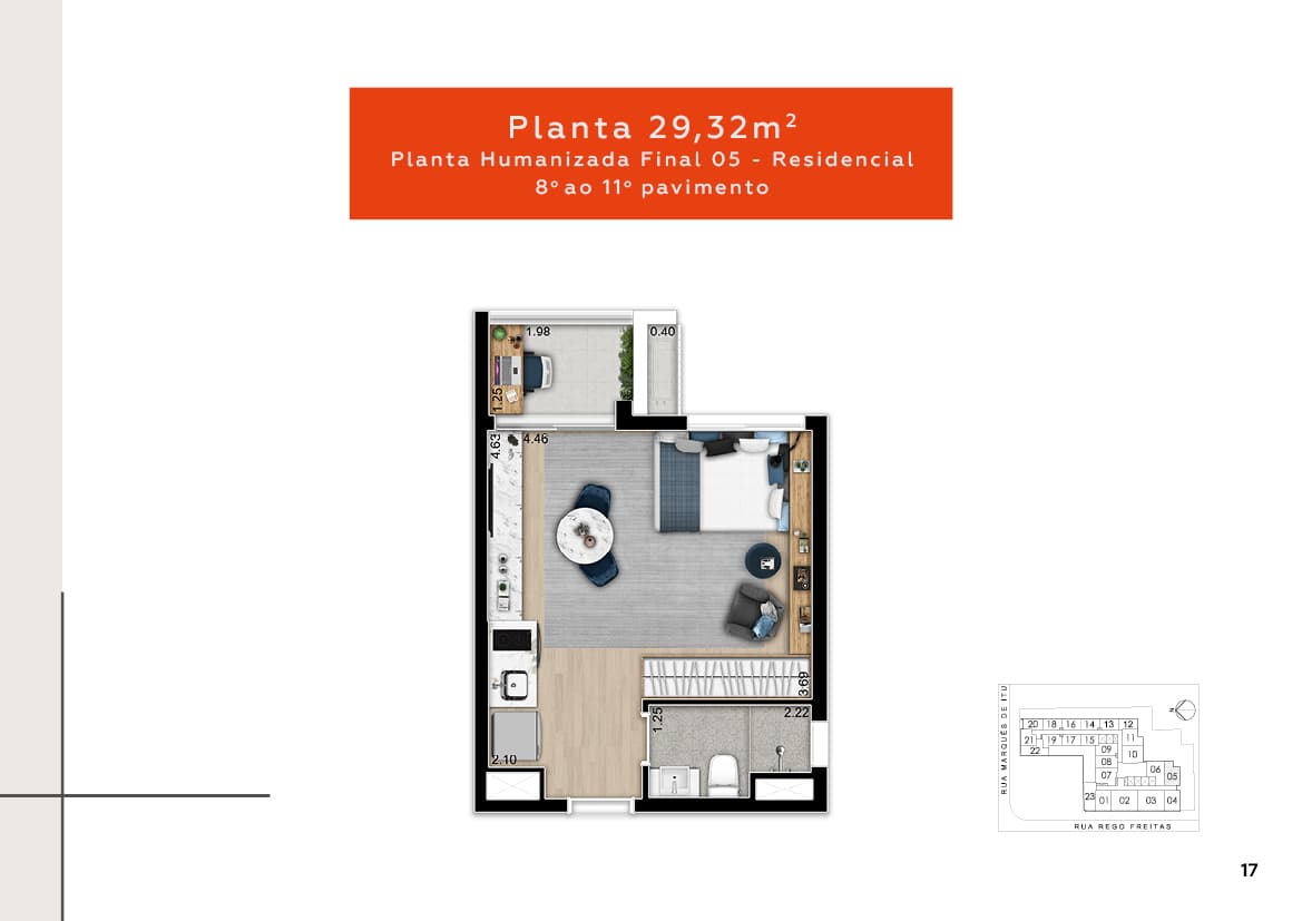 Planta 29,32m²