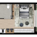 Studio 31m²